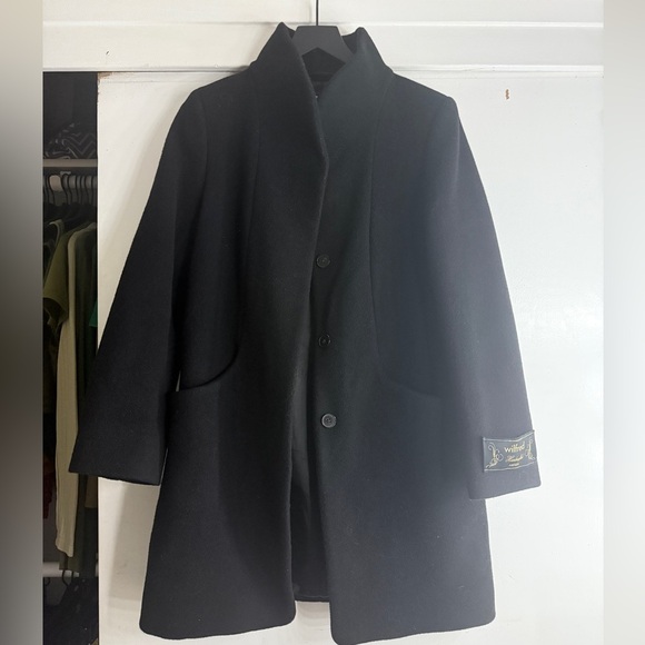 Aritzia Sweaters - Aritzia Wilfred Classic Cacoon Black Coat